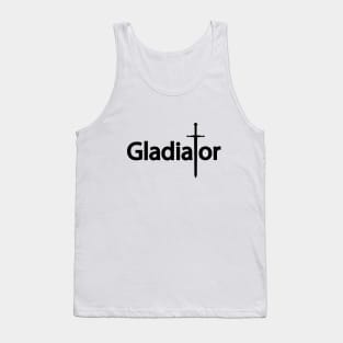Gladiator text design Tank Top